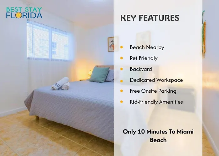 Stunning Miami Escape Near Beach Pet Friendly
