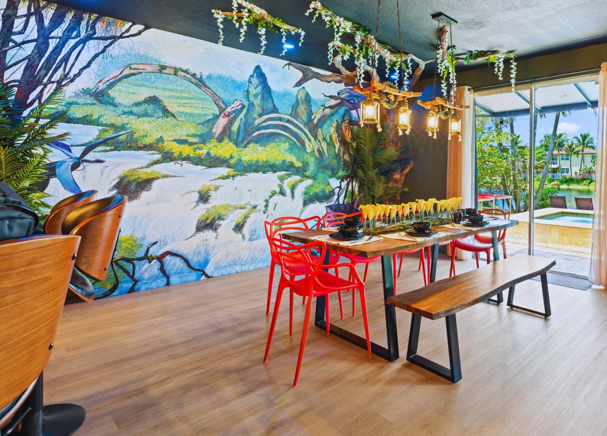 Pousada Avatar Luxe 5br W Cinema, Pool, Game & Bbq Miami