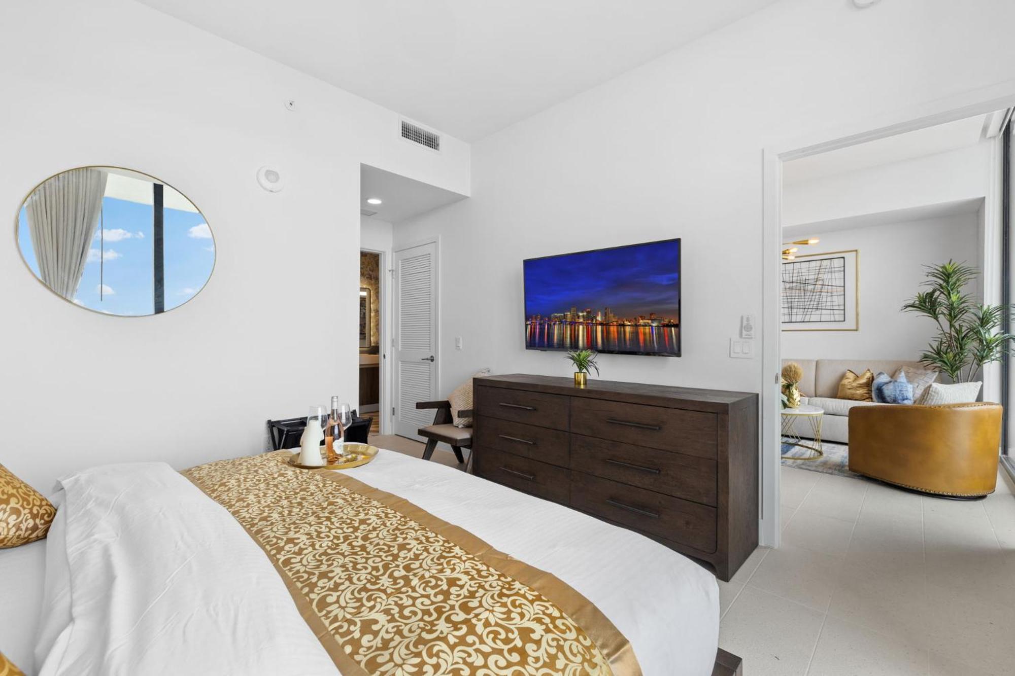 Ph 5107 Fl 1 Bedroom Lux Ocean View In Downtown Apartamento Miami