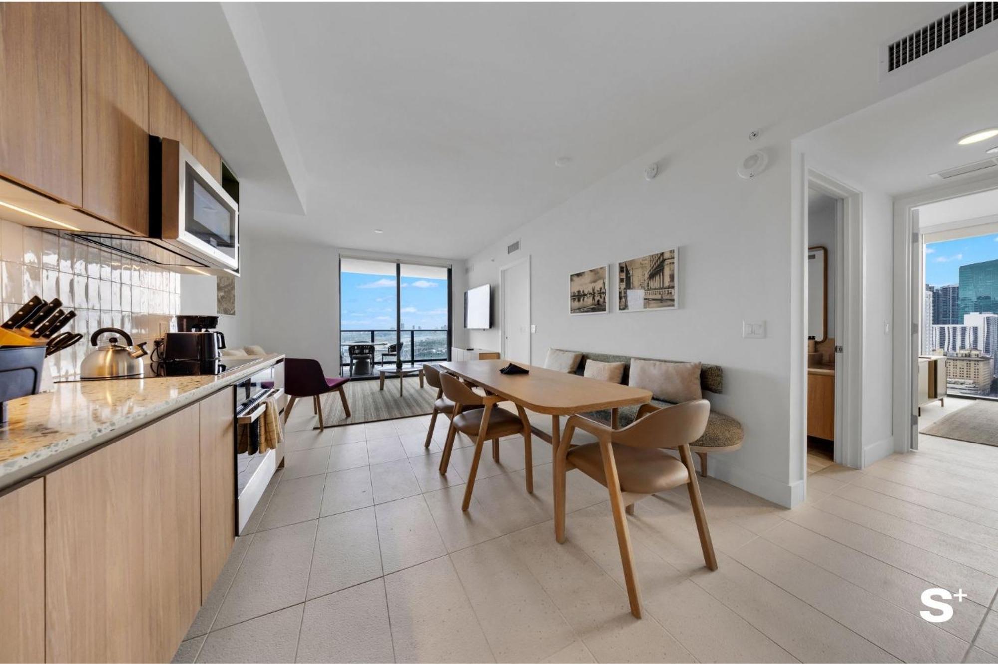 Luxury Downtown 2 Bedroom With Skyline Panorama Miami