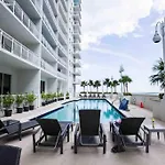 Bright And Cozy 2Br At Brickell, Free Parking
