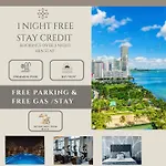 Iconic Luxurious 2 Bedroom Suite Poolview & Bay View Downtown Miami
