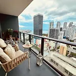 Magic Miami Penthouse Balcony Ocean View, Pool Resort, Spa, Heart Of Miami