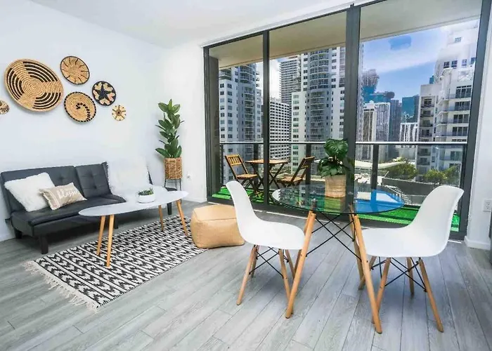 **Luxurious,Boho Studio In Downtown Miami/Bay View