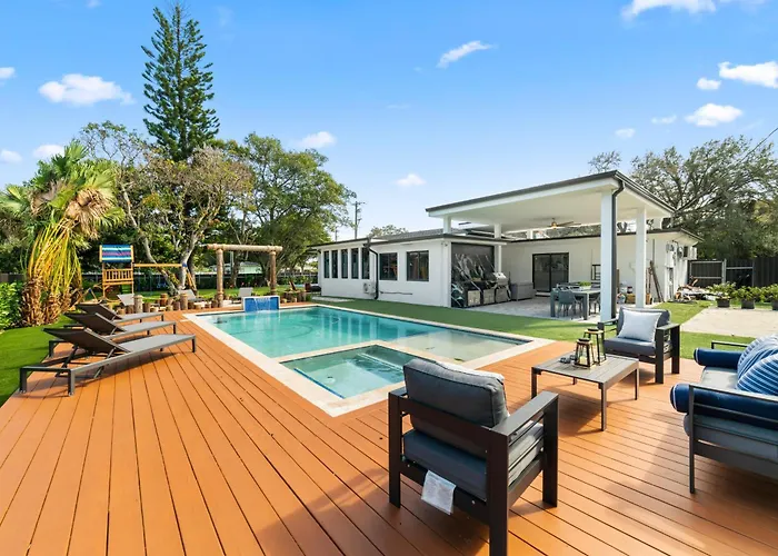 Full Amenities Big House Miami Pool Jacuzzi 6Br L64