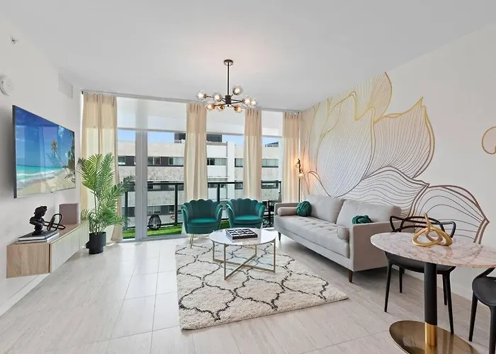 Luxury 1 Bdrm/1B Apt In Miami Design District Area