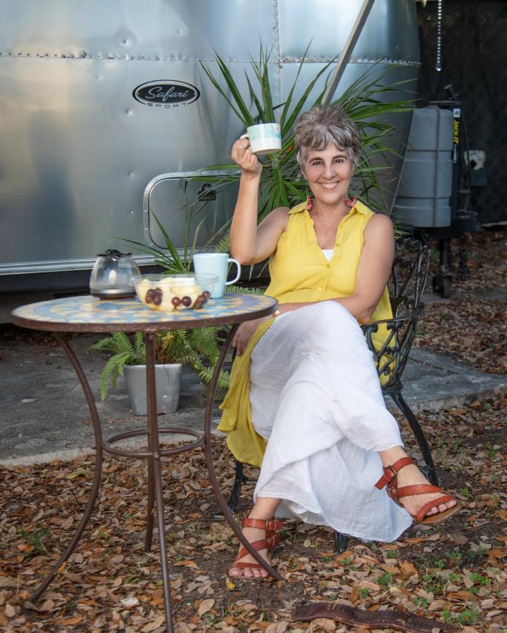 Airstream In The Center Of It