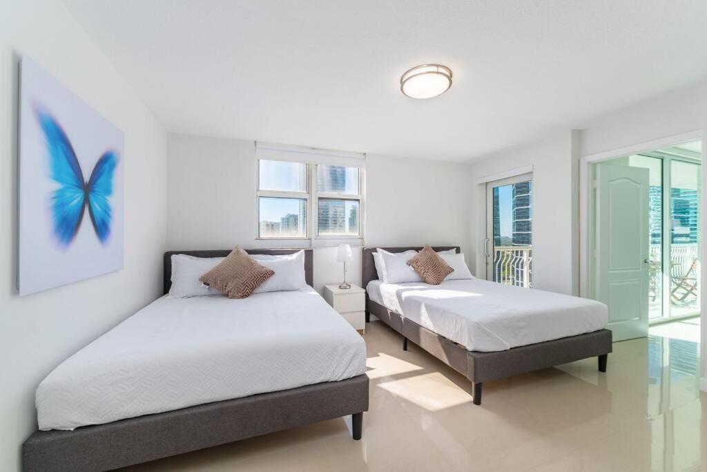 Stunning 2br With Ocean View At Brickell, Free Parking Apartment