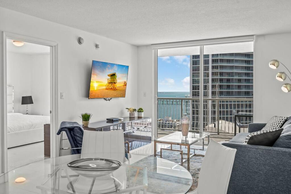 High Floor Ocean View Unit In Brickell Apartamento