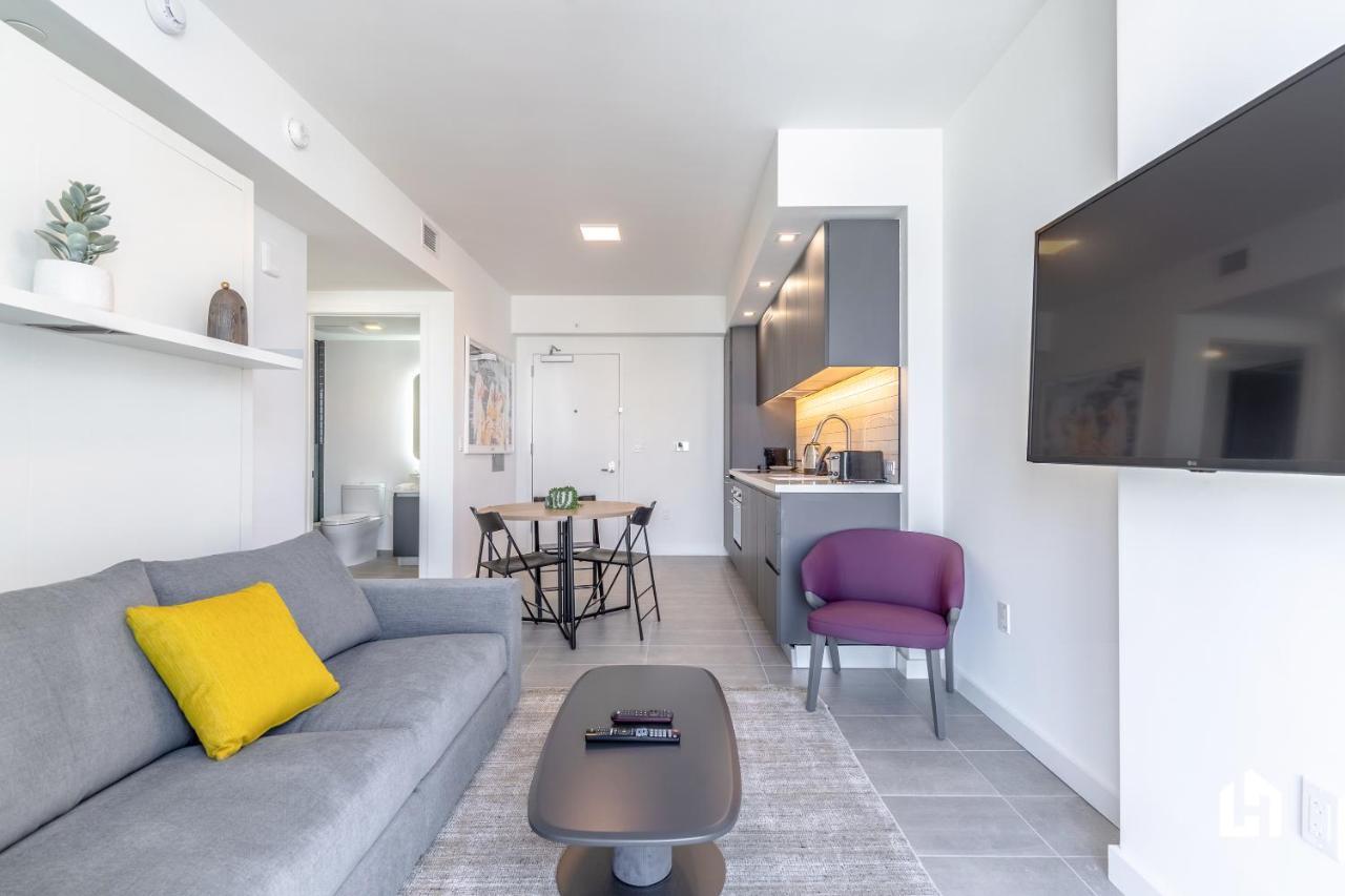 Apartamento Unique Dt Apts With Amenities Like Pool, Gym, Restaurants & Cowork Lounge By Luahost Miami