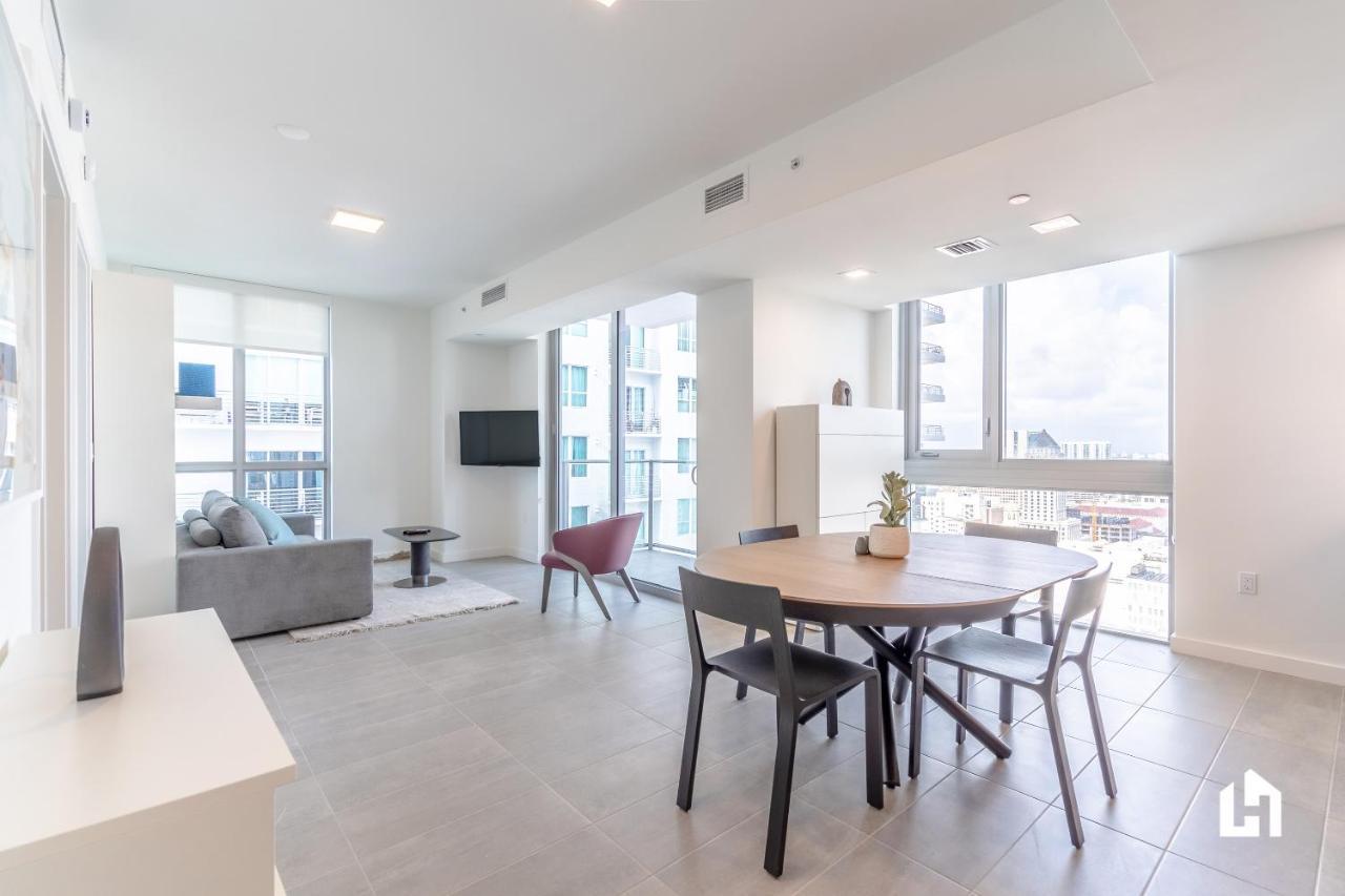 Apartamento Unique Dt Apts With Amenities Like Pool, Gym, Restaurants & Cowork Lounge By Luahost Miami