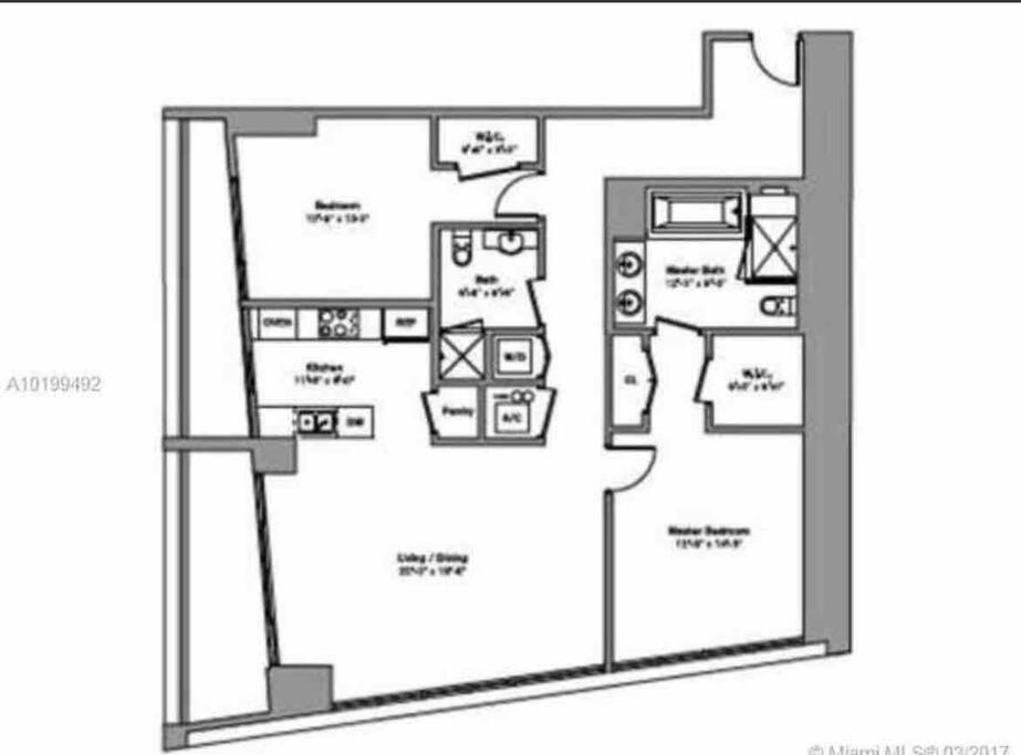 Apartamento 2 Bedroom With Stunning Views At The W Residences Miami