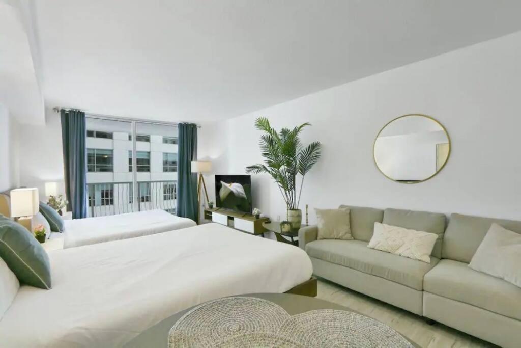 Glam Studio: Sleeps 4 X Pool X Gym X Parking Miami