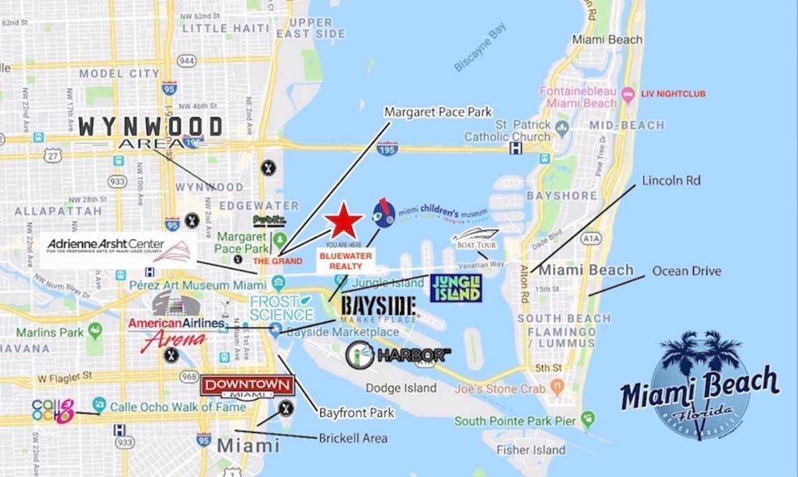 Seas The Day! Complete Panoramic Water Views Apartment Miami