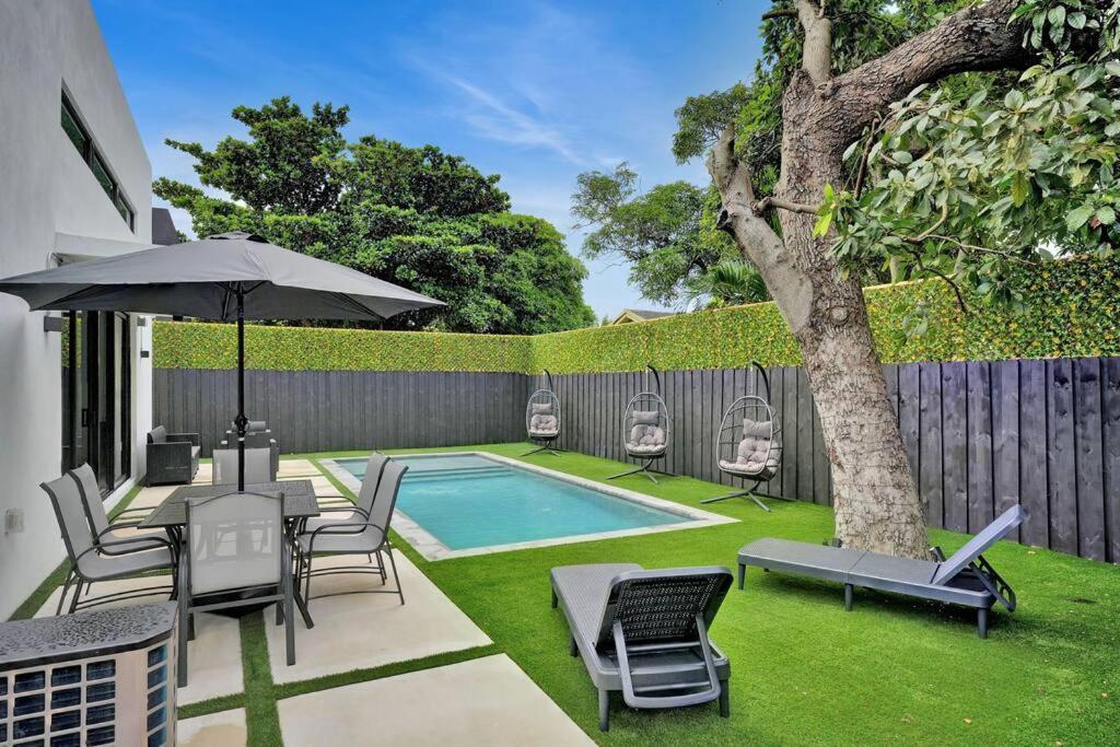 Design House -heated Pool -big Yard -gated Parking Villa