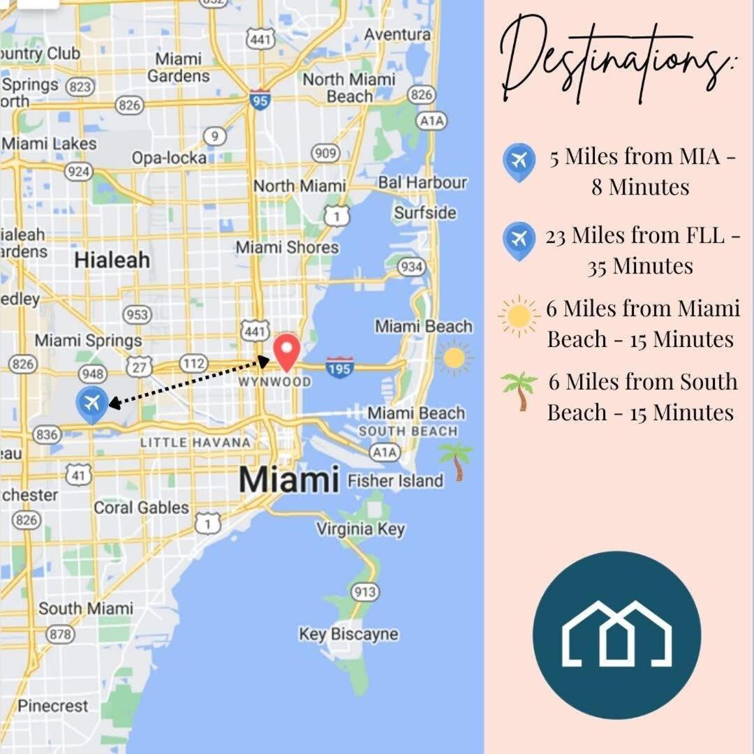 Urban Retreat - Location Pool Gym & Parking Apartment Miami