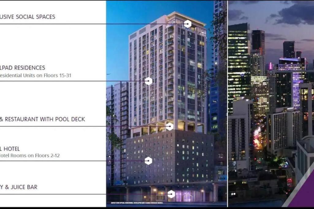Downtown Elegance. 17th Floor Yotelpad * Miami