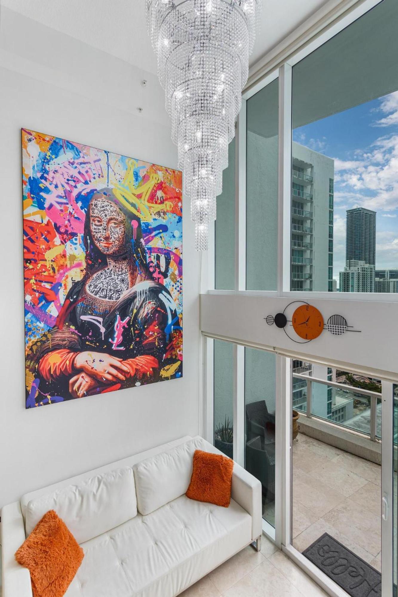 Luxury Mona Lisa Loft, Center Of Brickell