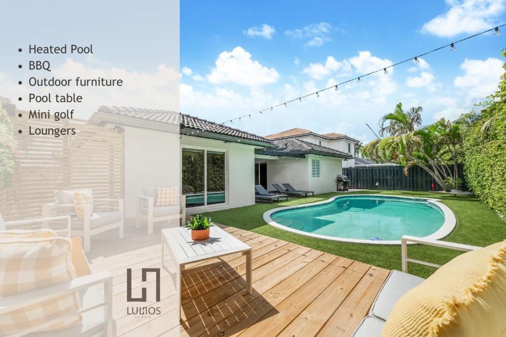 Deluxe House W 5br Mini Golf & Heated Pool L62 Holiday home Miami