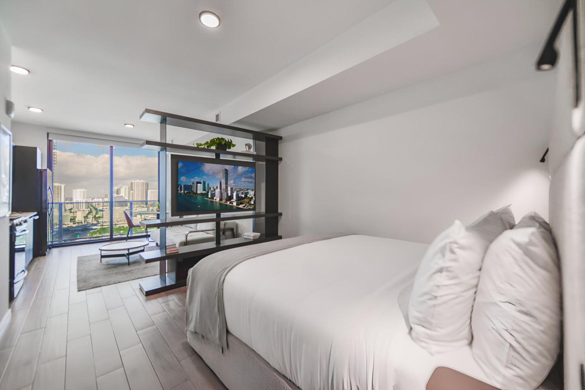 Luxury Studio With Bay View Near To Bayfront Park Apartment *