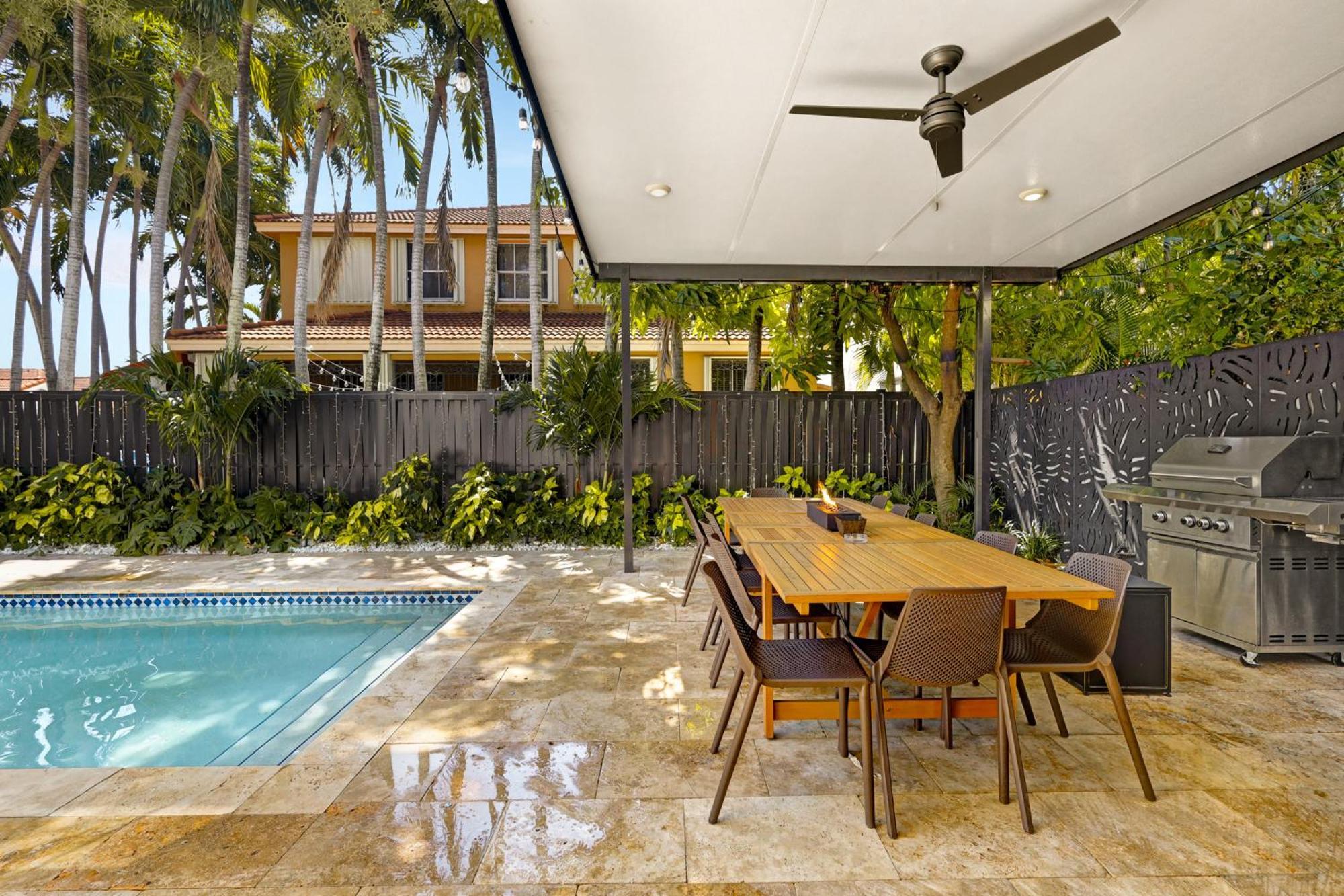 Luxe Pool, Bbq & Fire Pit - 5 Min To Dolphinmall Miami