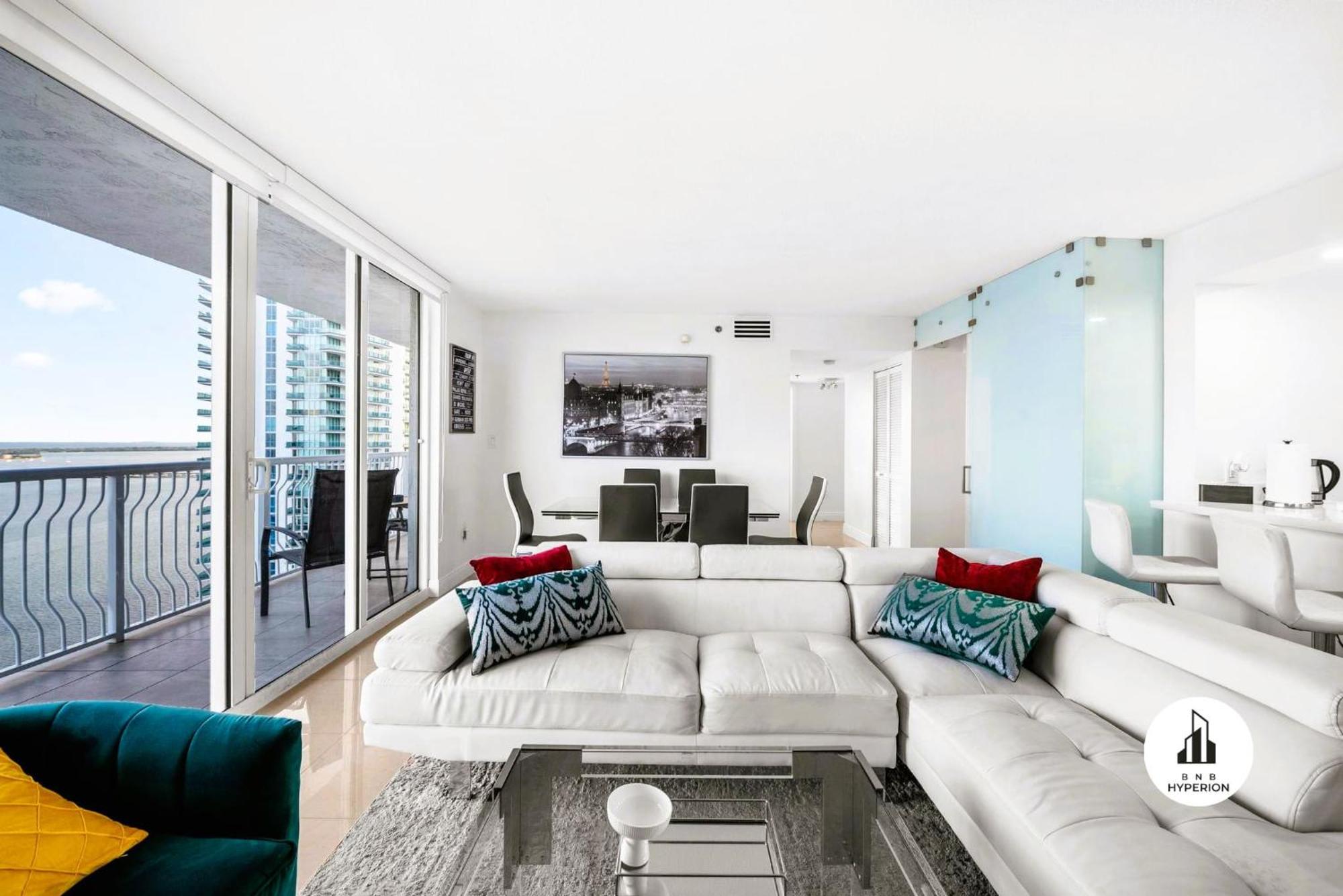 Bnb Hyperion - Luxe 3b W City & Ocean Views Miami