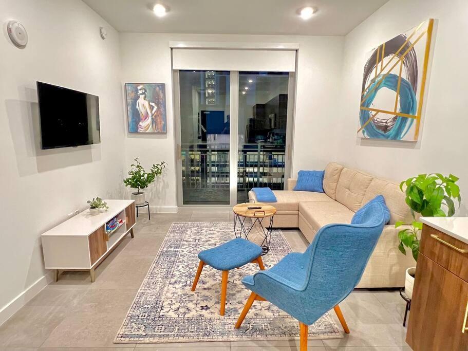 Apartment Downtown King Bed, Luxe Condo, Free Parking Miami