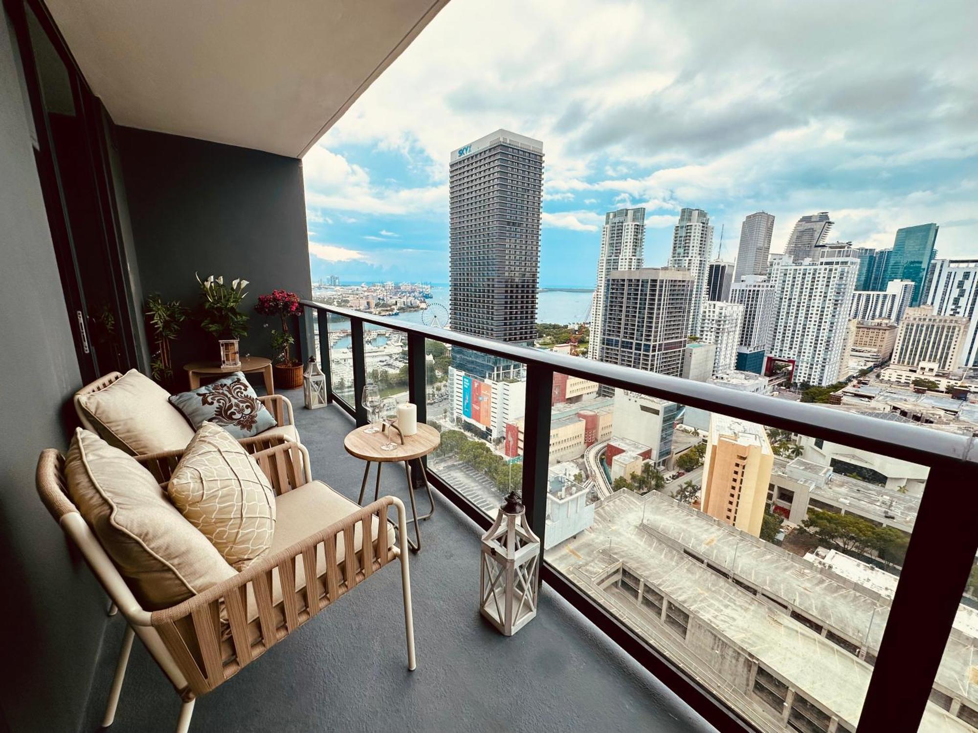Magic Miami Penthouse Balcony Ocean View, Pool Resort, Spa, Heart Of Miami