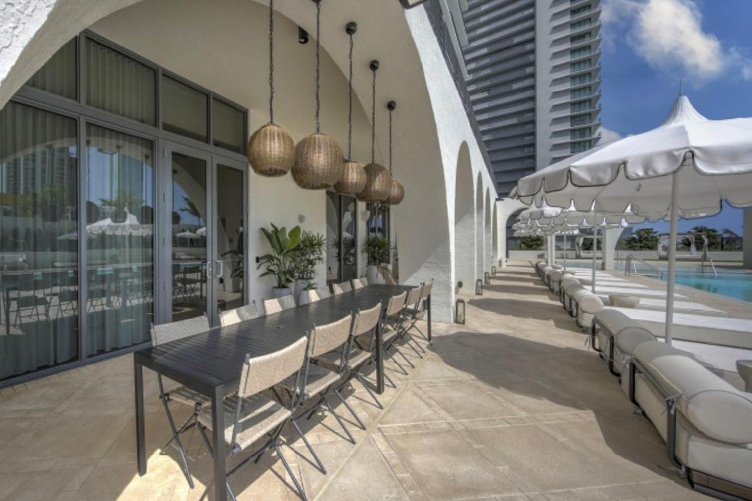 Blueground Edgewater Bbq Pool Gym Ac Mia-110 Apartment