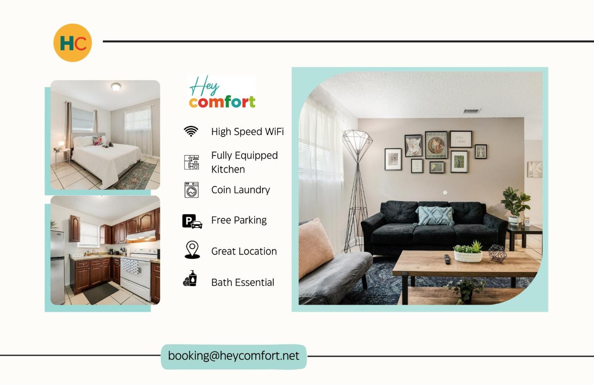 Apartment Stylish 2br Escape In Close To Downtow Miami