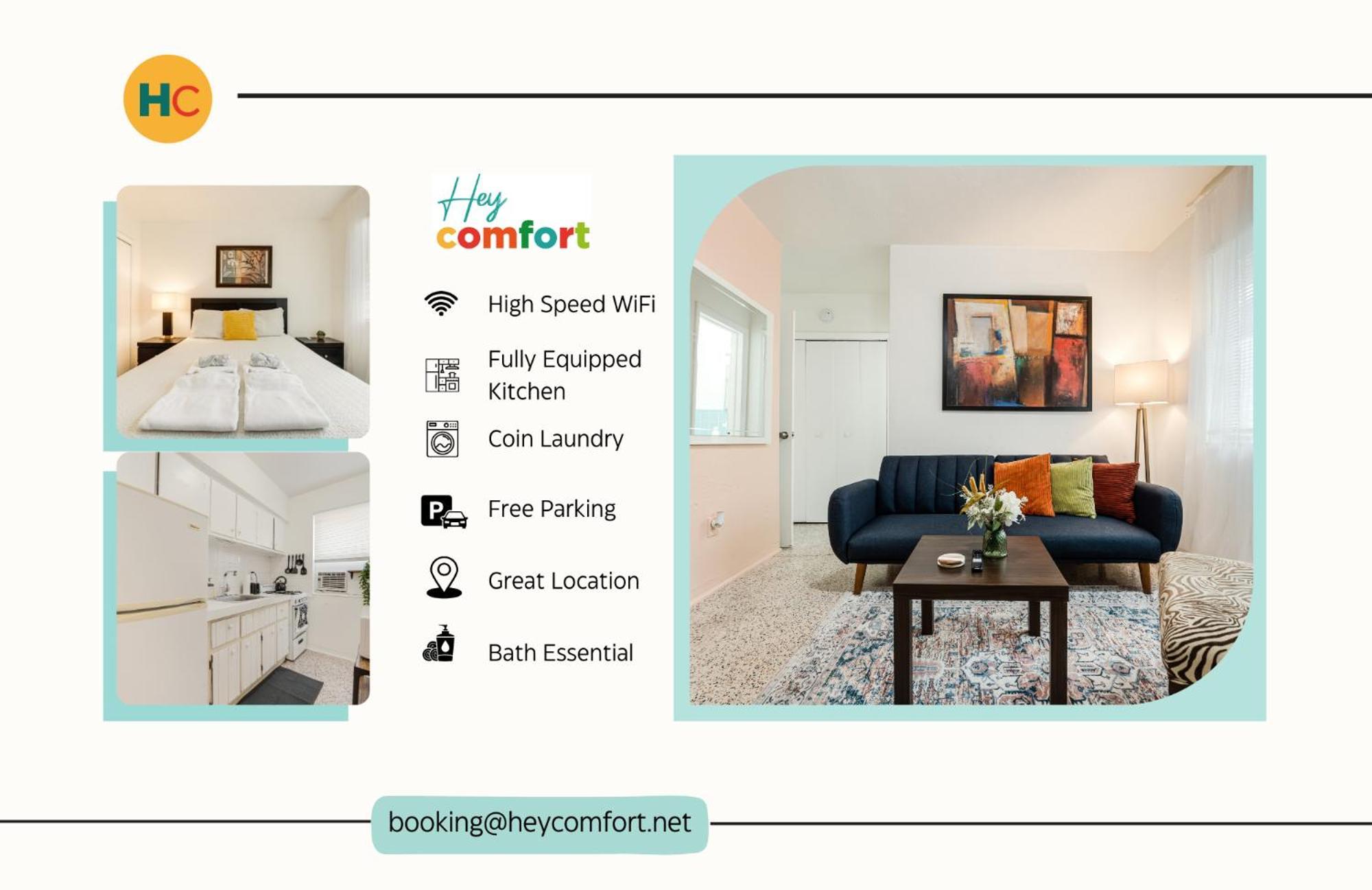 Cozy 1br Escape With Free Parking In Vibrant Mia