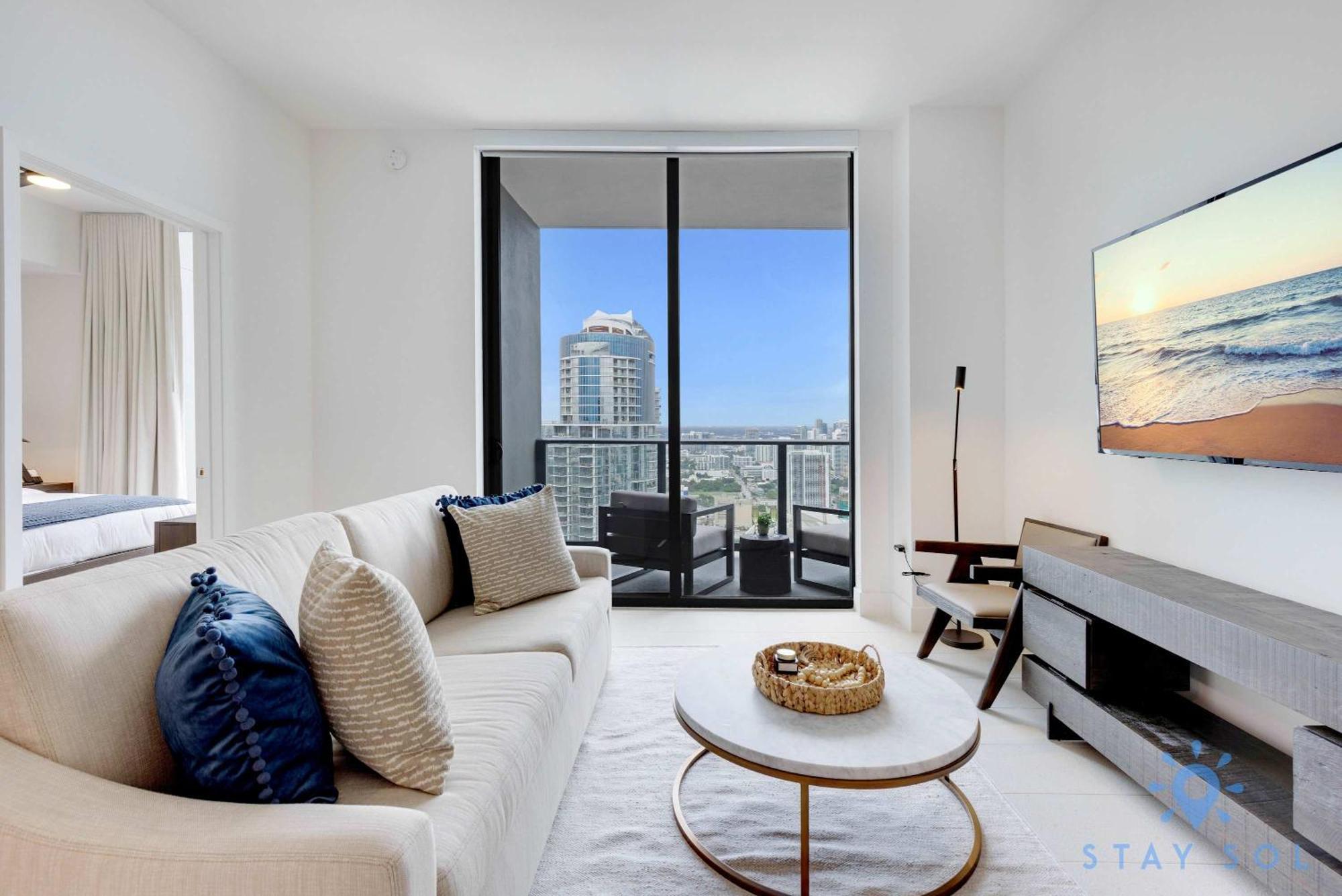 Apartment Chic Downtown - Views Gym & Pool Miami