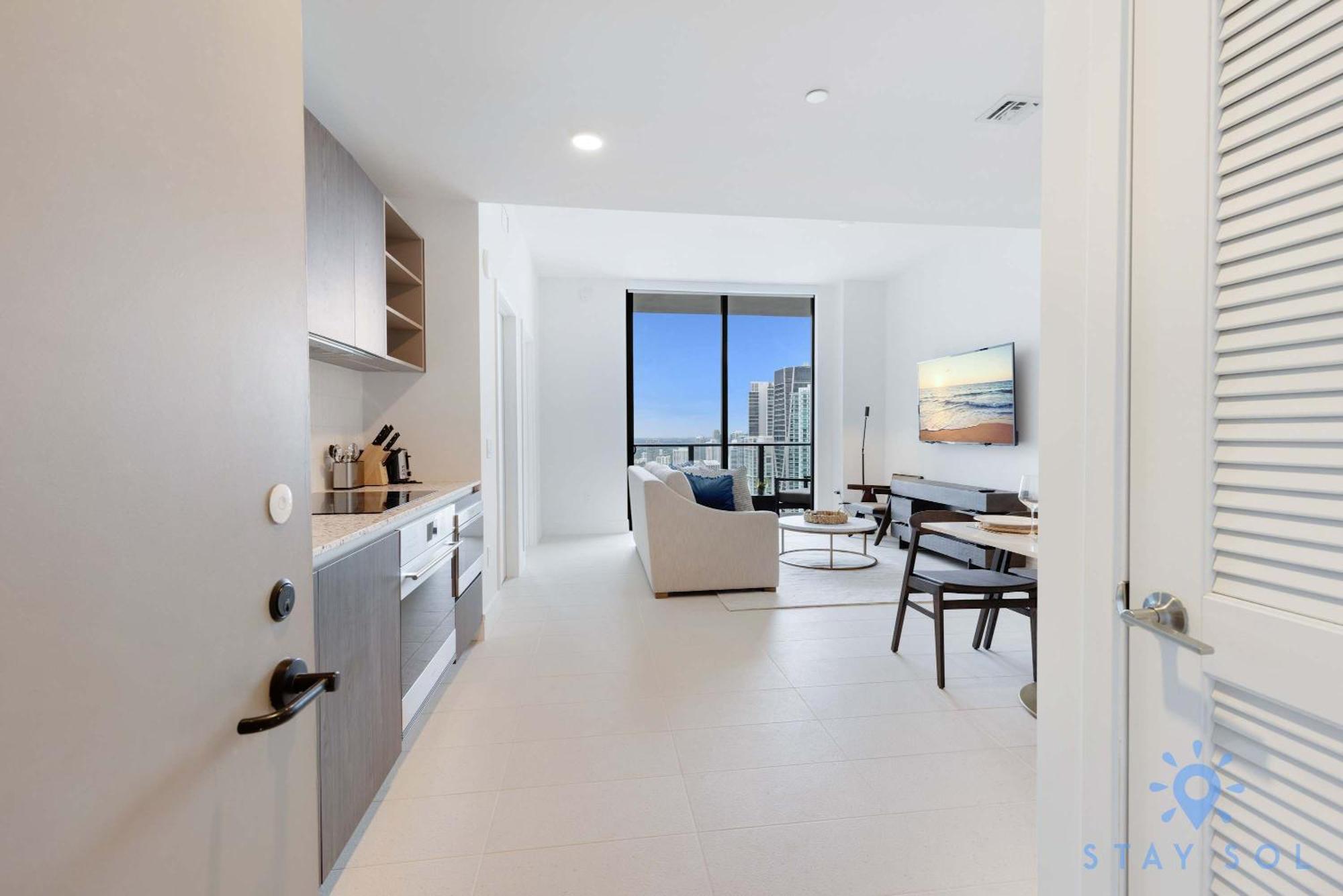 Apartment Chic Downtown - Views Gym & Pool Miami