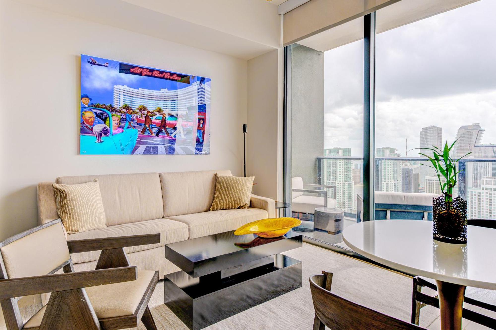 Magic Miami Penthouse Balcony Ocean View, Pool Resort, Spa, Heart Of Miami Apartamento