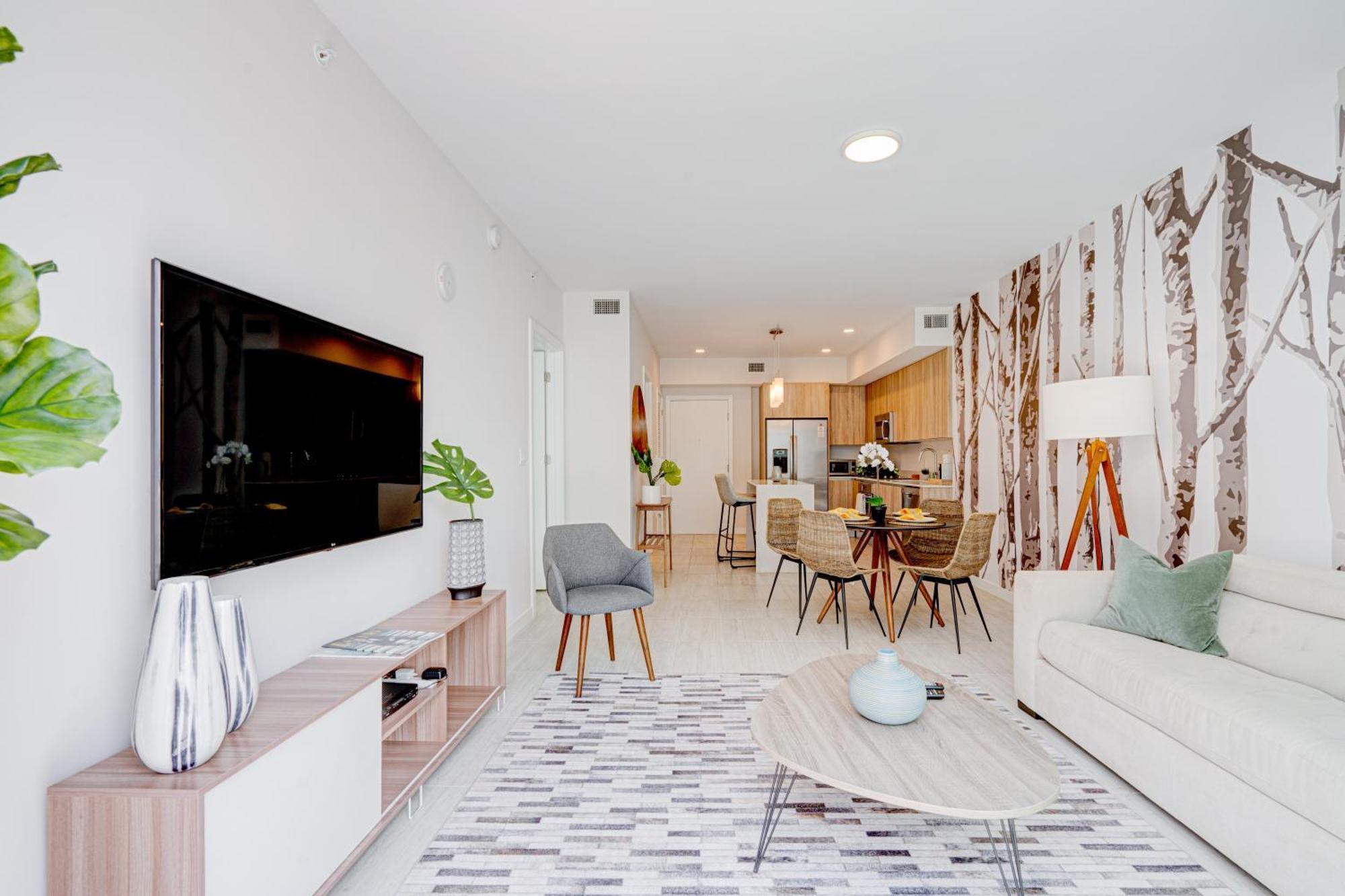 Apartment 3900-719jc Design District, 1 Bedroom /1 Bathroom & Bayvie
