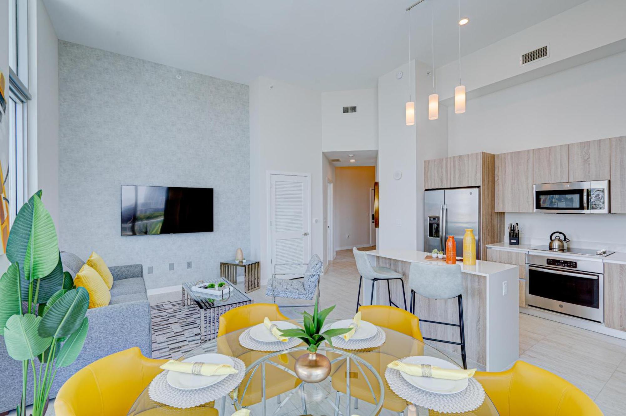 Apartment 3900-502gj Design District, 2 Bedrooms & 2 Bathrooms Miami