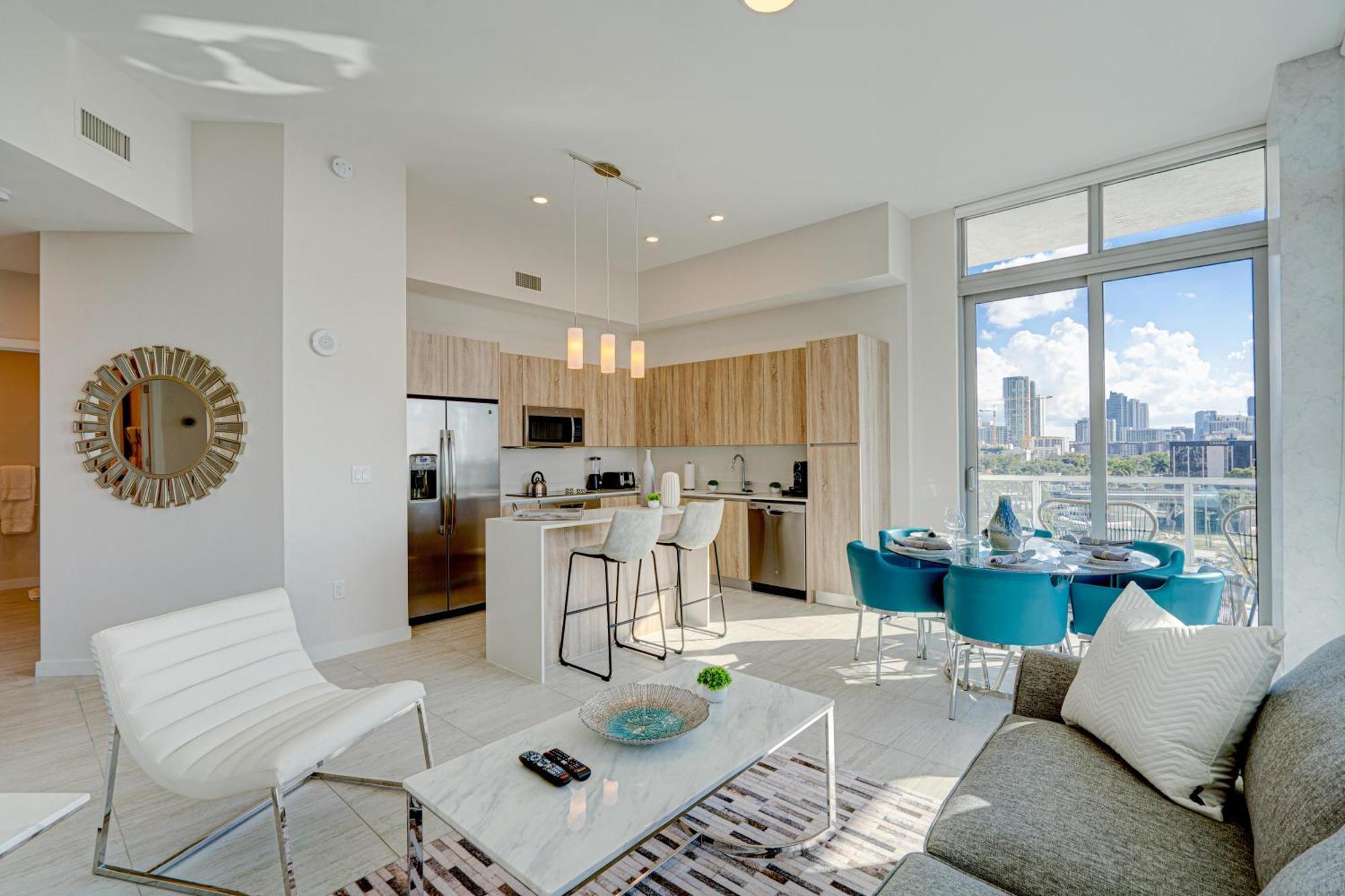 Apartamento 3900-602lg Design District, 2 Bedrooms & 2 Bathrooms *