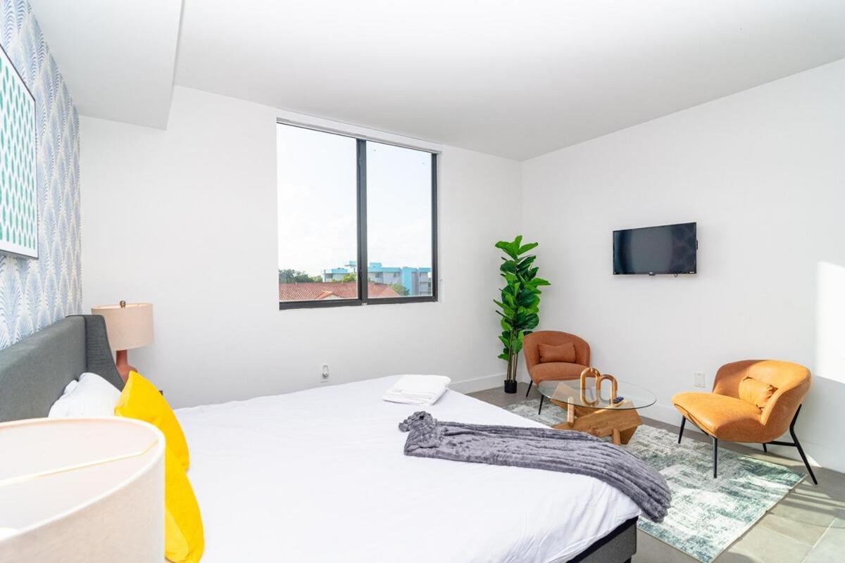 King Bed Brand New Oasis Minutes To Brickell Apartamento *