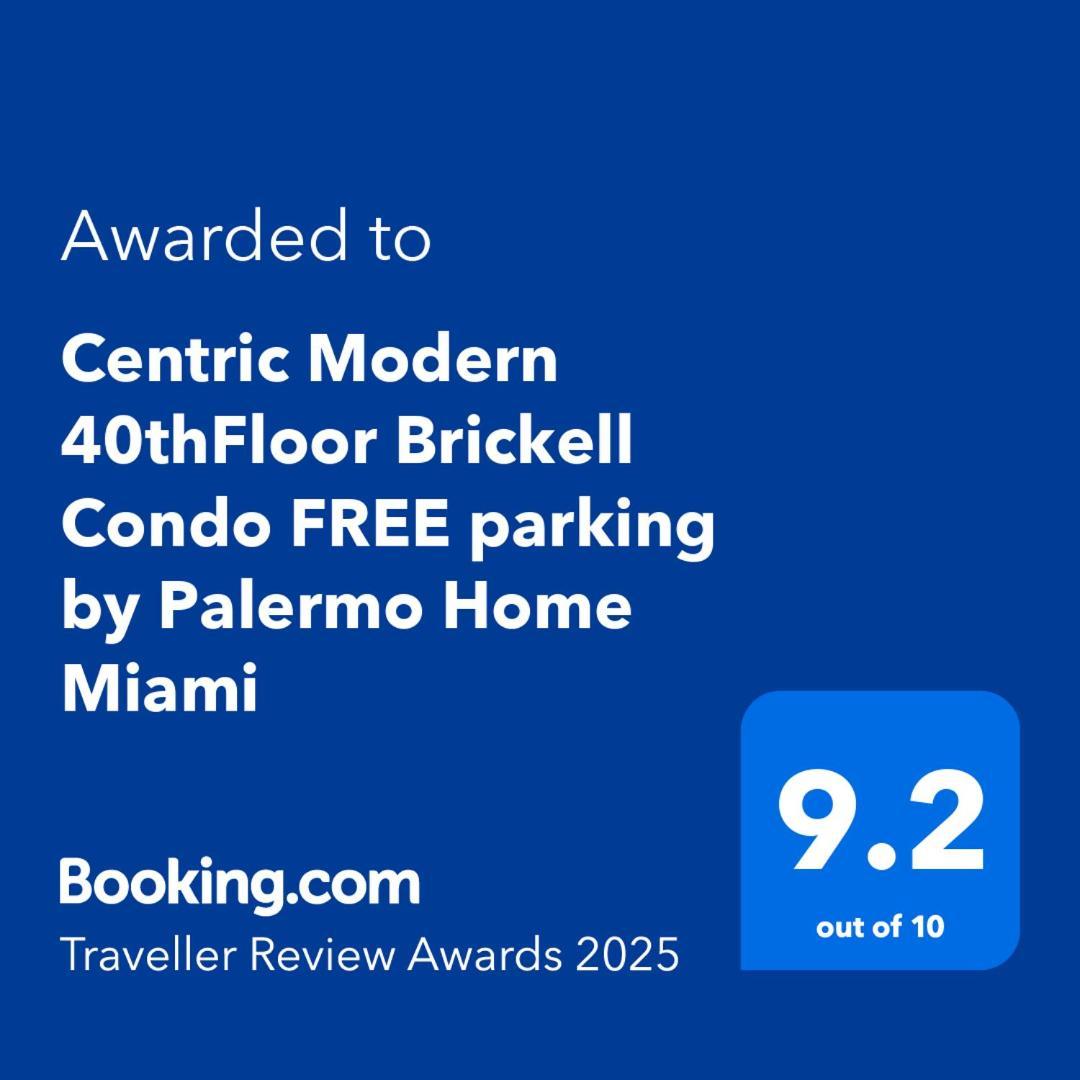 Centric Modern 40thfloor Brickell Free Parking By Palermo Apartamento *