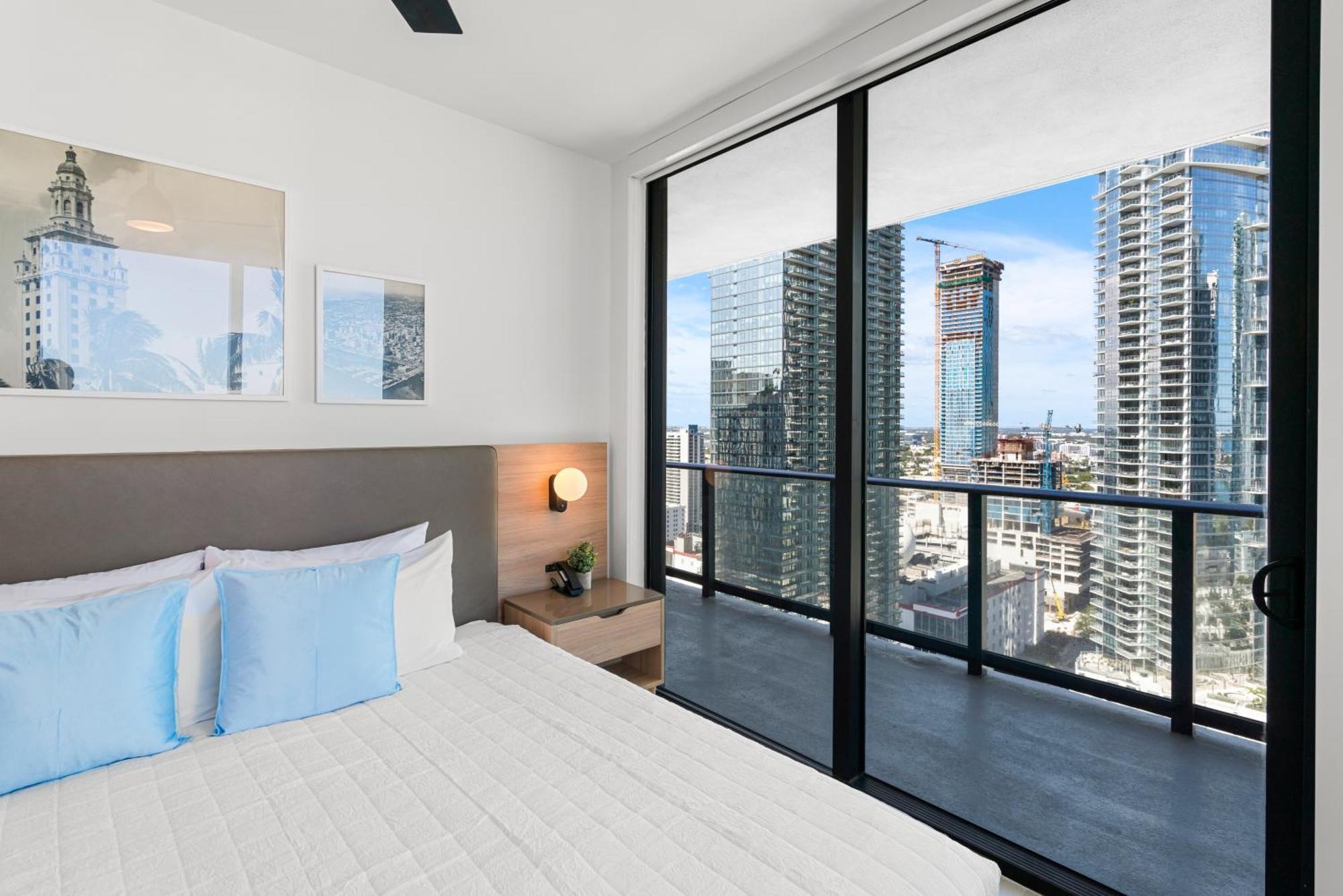 New 26th Floor Amazing View 2br-2ba Apartamento *