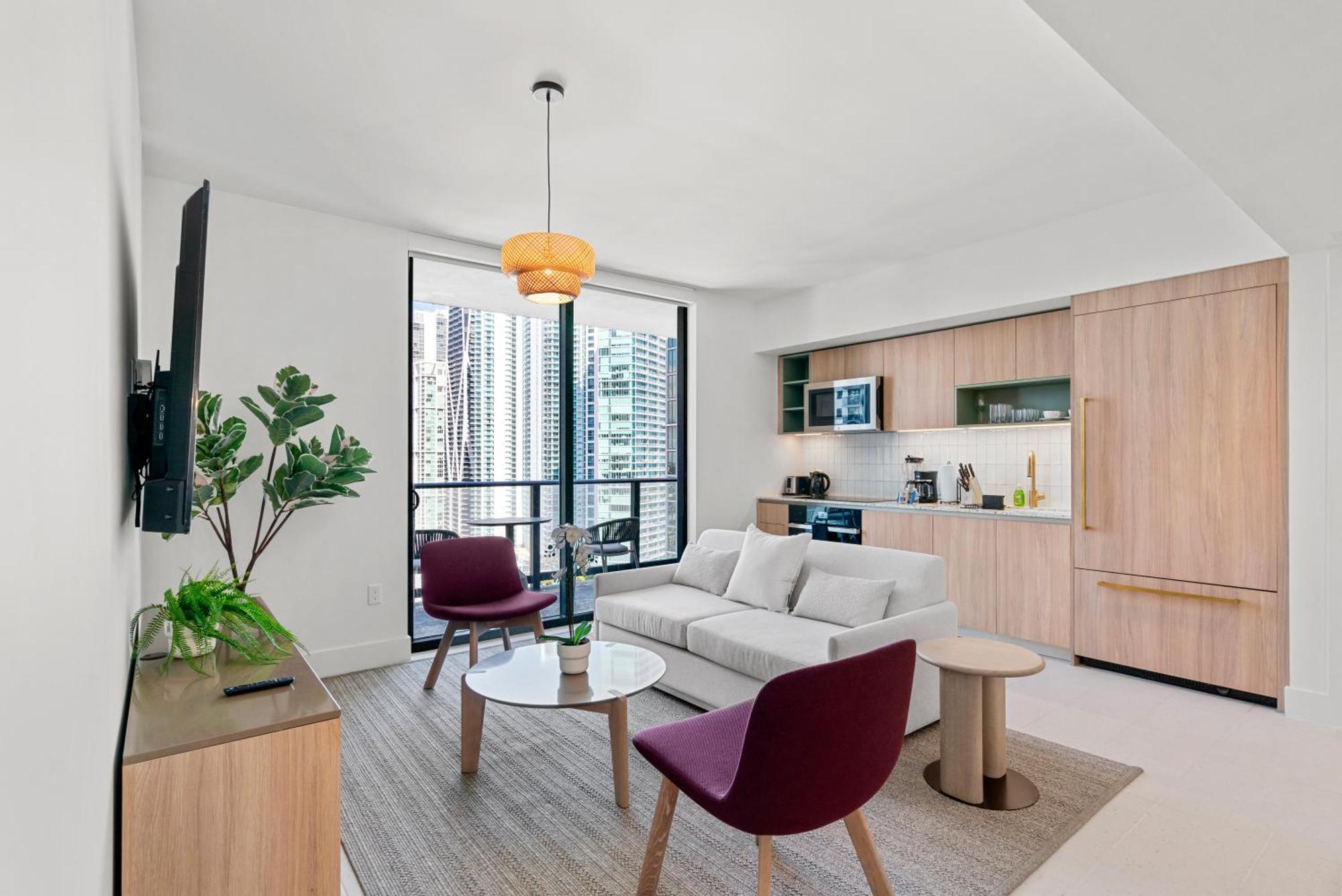 New 26th Floor Amazing View 2br-2ba Apartamento