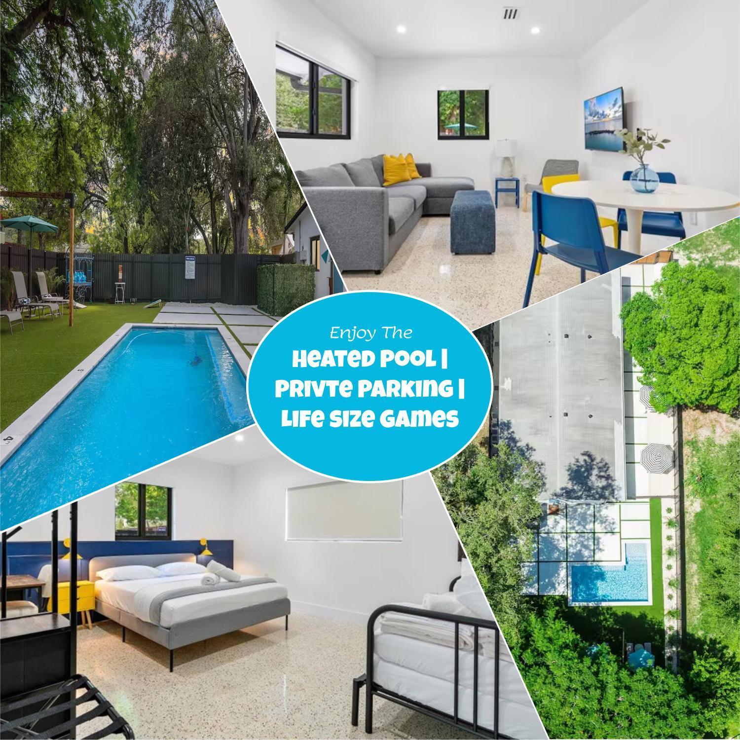 Cozy Getaway Heated Pool & Sun Loungers *