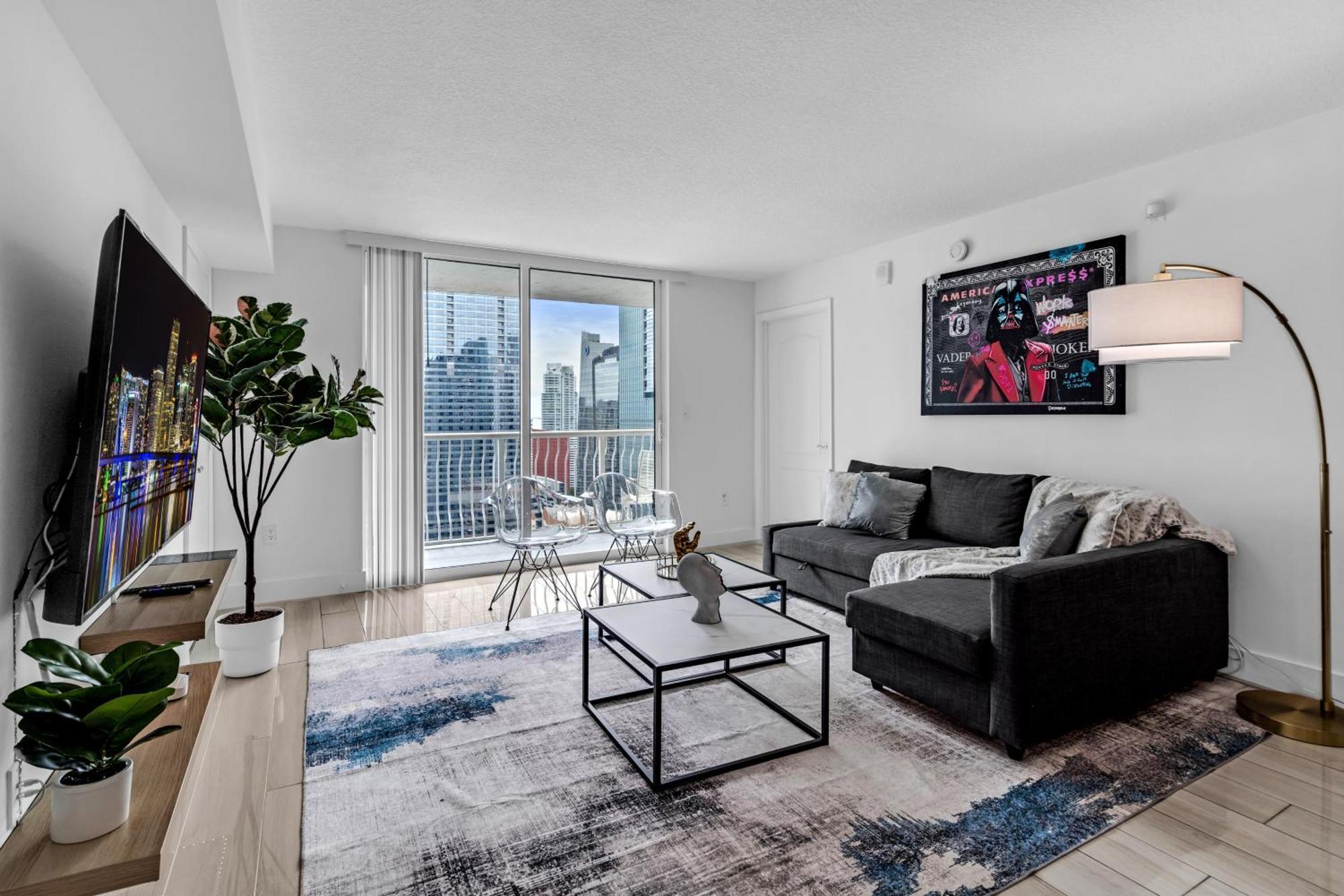 Apartment Lux 2b/2b Brickell - Free Parking Miami