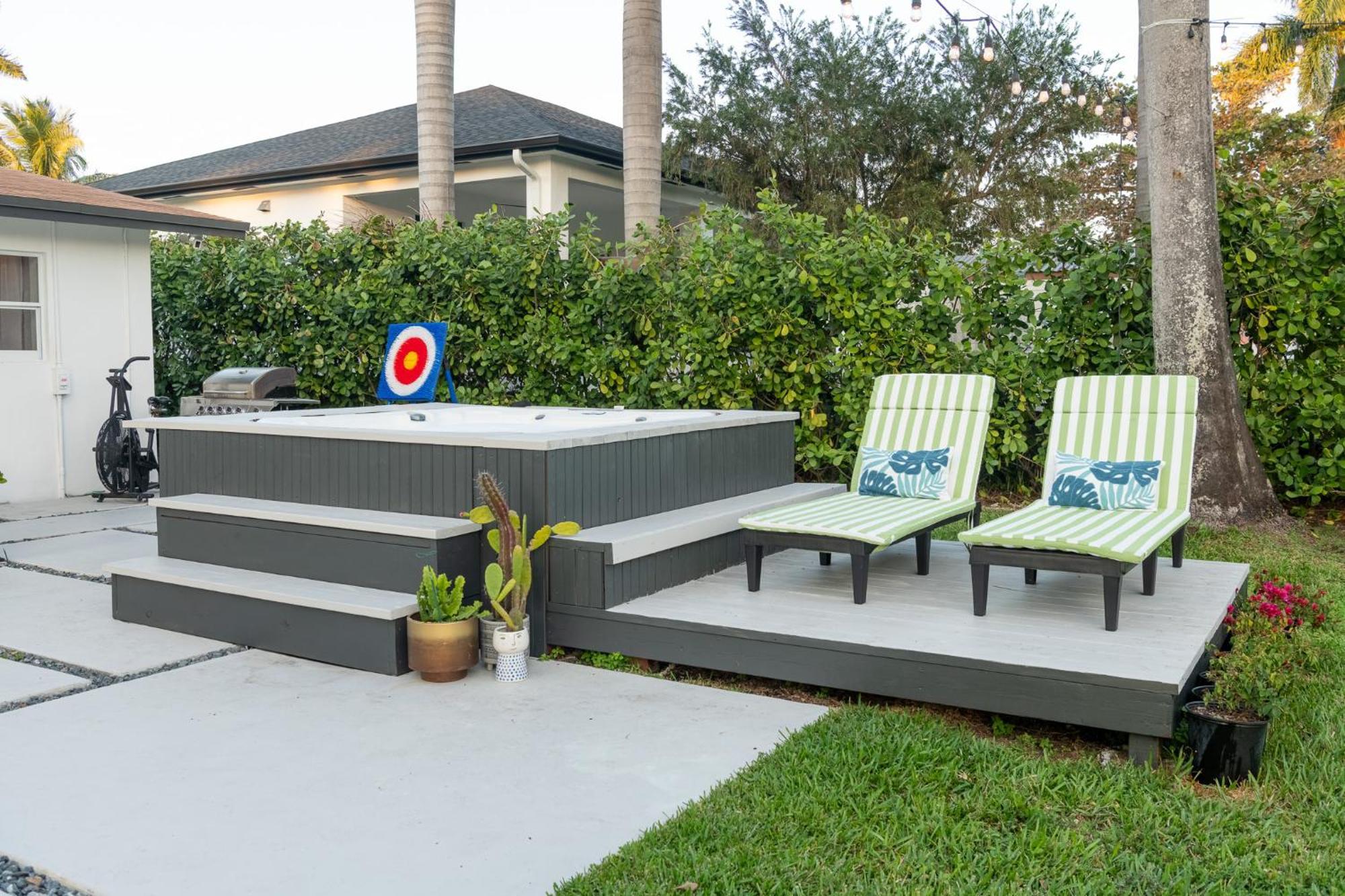 Holiday home Luxe For 8, Hot Tub, Mins To Beach, Wynwood Miami