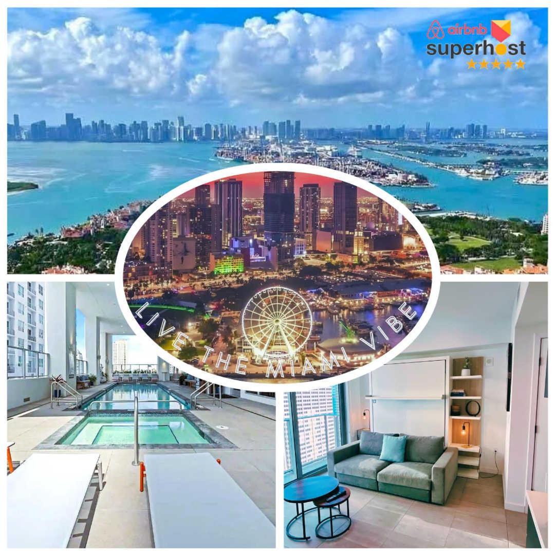 Sky-high Oasis Large Pool & Gym * Miami