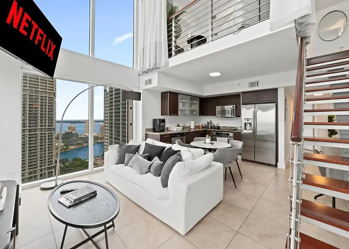Skyline Serenity - Brickell On The River - Bi-Level Loft With Breathtaking Views On The Ocean