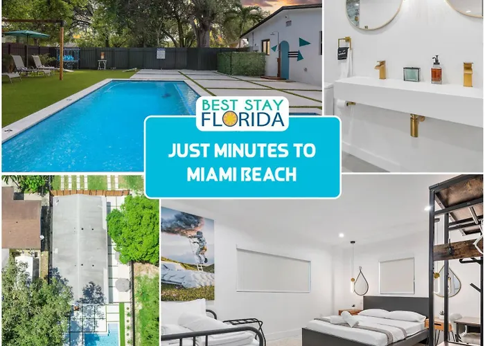 Heart Of Miami Wd Pool & Close To Beach