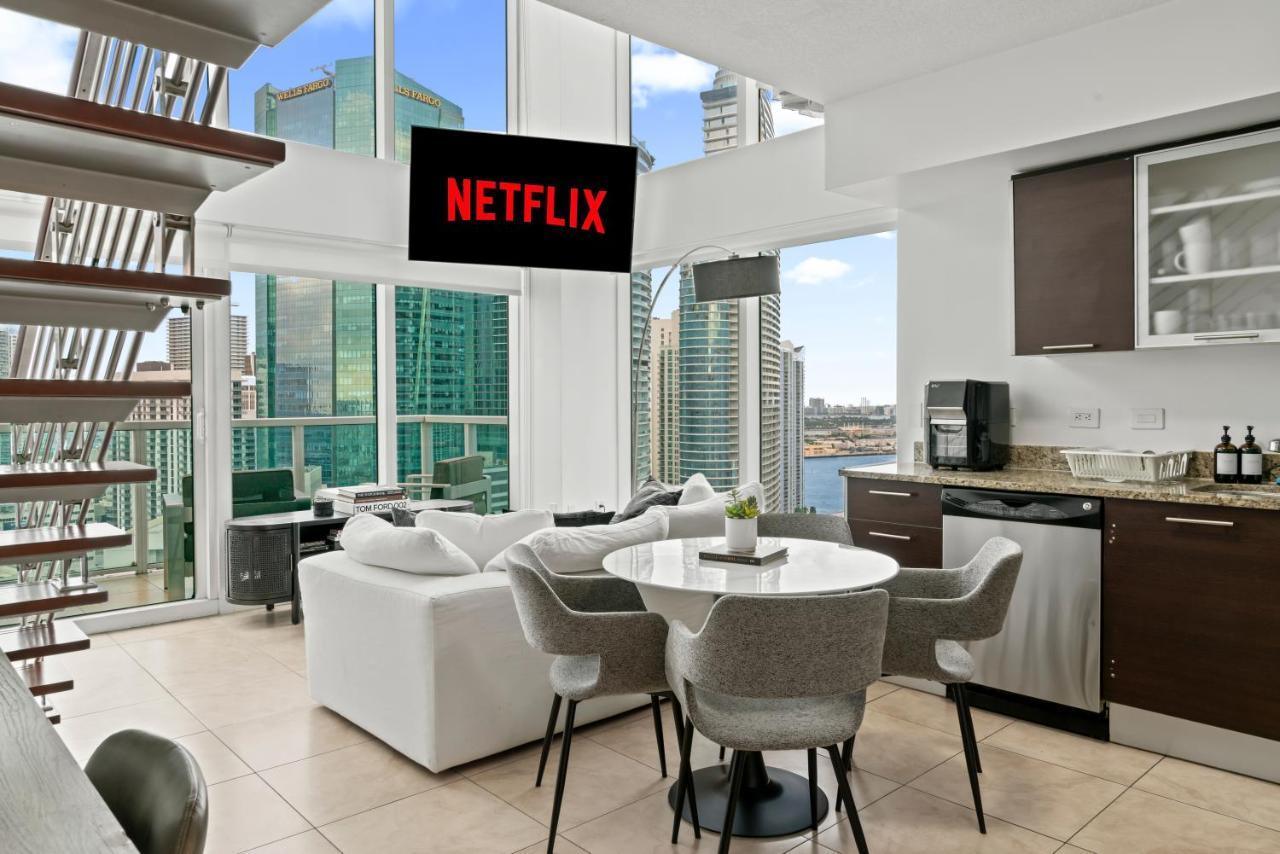 Skyline Serenity - Brickell On The River - Bi-level Loft With Breathtaking Views On The Ocean *