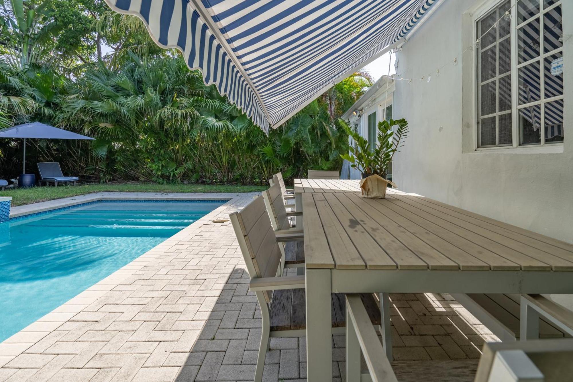 Art Deco Villa: Private Poolside Retreat Near Design District * Miami
