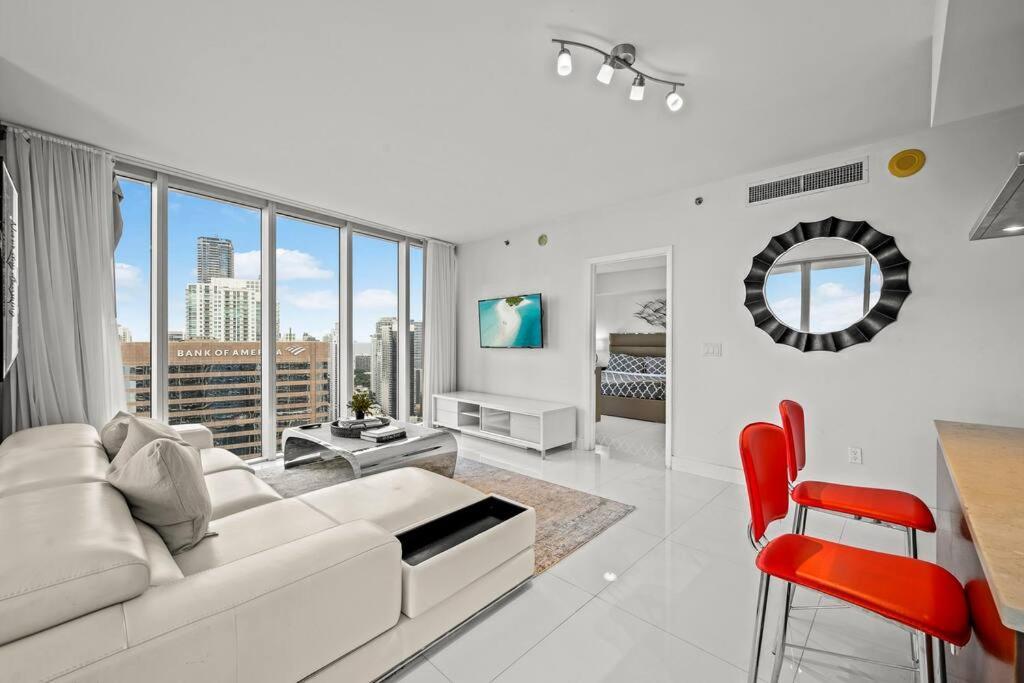 Apartamento 44th Floor Corner 2 Bdr• Icon Brickell• Ocean View And Free Miami